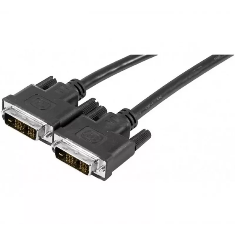 EXERTIS CONNECT DVI-D Single Link monitora kabelis, 18+1 pin Male to Male, 1,8 m, melns 127475
