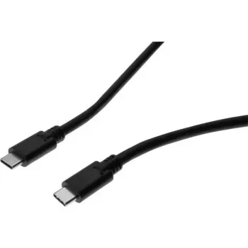 EXERTIS CONNECT USB 3.2 Gen 2x2 kabelis 20 Gbps / 240W USB-C uz USB-C, melns, 1,5 m (532650)