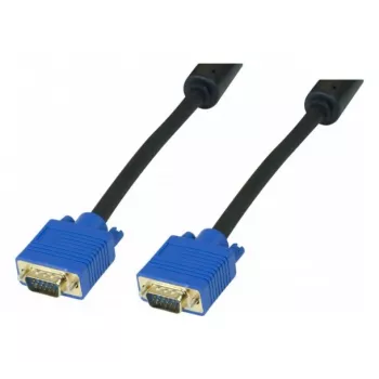 EXERTIS CONNECT Premium SVGA kabelis, 2,0 m, 15 kontaktu, 9. tapa ar 5V, tēviņš-tēviņš, melns EXC138701