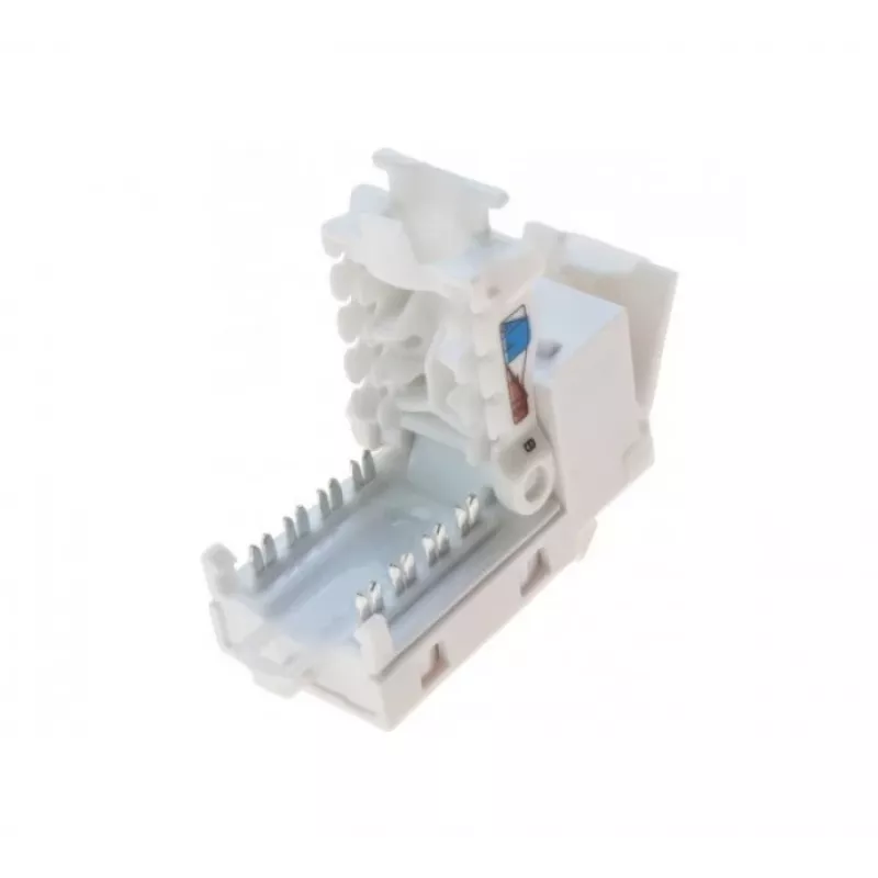TECLINE RJ45 Keystone ligzda, Cat.6 UTP, bez instrumentiem, balta 272883