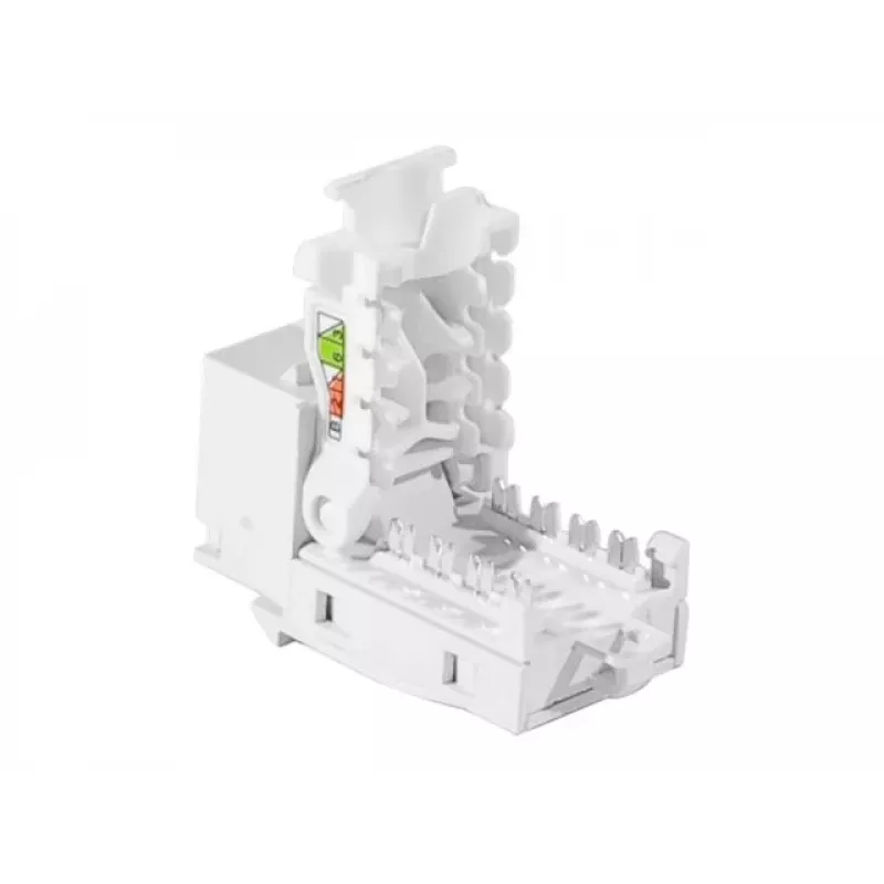 TECLINE RJ45 Keystone ligzda, Cat.6 UTP, bez instrumentiem, balta 272883