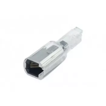 EXERTIS CONNECT telefona klausules vada savērpšanās novērsējs - 360° rotācija, RJ9/RJ10/RJ22, melns (280101)