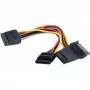 EXERTIS CONNECT SATA barošanas sadalītāja kabelis 15-pin uz 3x SATA HDD - taisns 147563