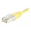EXERTIS CONNECT Cat.6 F/UTP tīkla kabelis, dzeltens, 10 m, ar slaidu lieces aizsardzību 245560