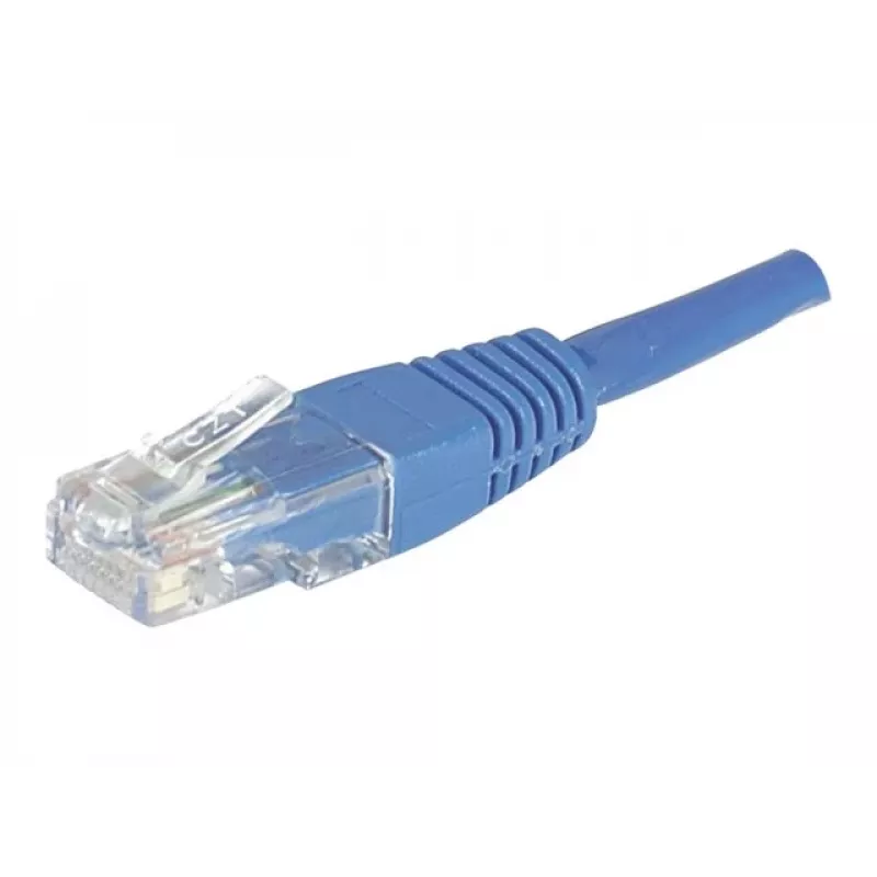 EXERTIS CONNECT Cat6 U/UTP komutācijas kabelis, RJ45, zils, 10 m 246760
