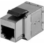 EXERTIS CONNECT Cat.6 Keystone savienotājs RJ45 female uz RJ45 female, balts (272240)