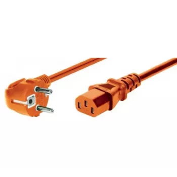 EXERTIS CONNECT 1,8 m oranžs leņķa Schuko uz IEC C13 barošanas kabelis 808072