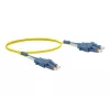 Exertis Connect LC/UPC uz LC/UPC vienmoda OS2 dupleksa optiskās šķiedras komutācijas kabelis, 10m, dzeltens, LSZH 392936