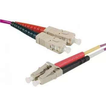Exertis Connect OM4 optiskais komutācijas kabelis HD, LC Duplex uz LC Duplex, UPC, 15 m 392787