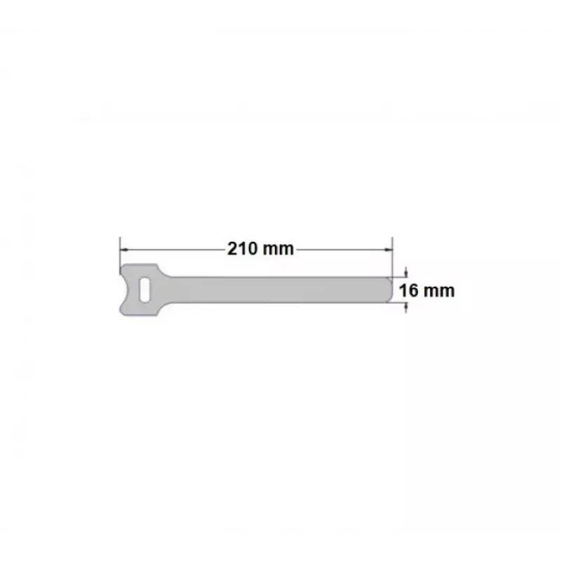 Exertis Connect atkārtoti lietojamo aizdaru komplekts ar āķu un cilpu stiprinājumu, 210 mm x 16 mm, 15 gab., 5 krāsas (melna, zila, zaļa, dzeltena, sarkana)