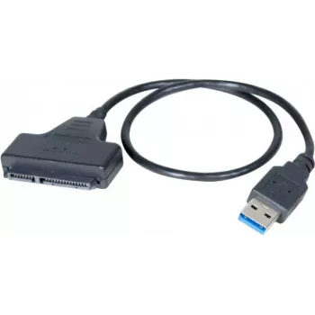 Exertis Connect 508305 USB 3.0 uz SATA adapteris 2,5 collu SSD/HDD, melns