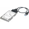 Exertis Connect 508305 USB 3.0 uz SATA adapteris 2,5 collu SSD/HDD, melns