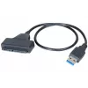 Exertis Connect 508305 USB 3.0 uz SATA adapteris 2,5 collu SSD/HDD, melns