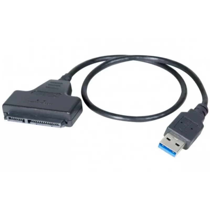 Exertis Connect 508305 USB 3.0 uz SATA adapteris 2,5 collu SSD/HDD, melns
