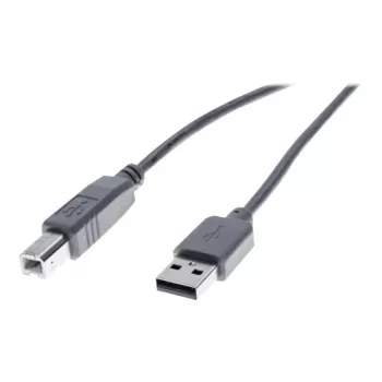 Exertis Connect USB 2.0 kabelis USB-A male uz USB-B male 1,0 m pelēks 532407