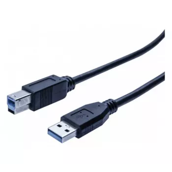 Exertis Connect USB 3.0 Type-A vīriešu uz Type-B vīriešu kabelis, 0,5 m, melns 532463