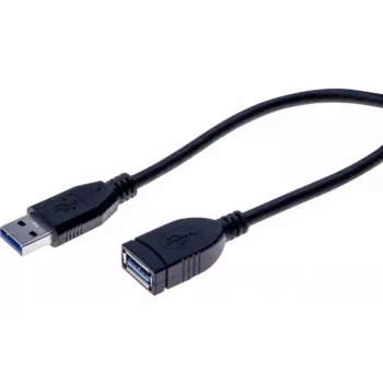 EXERTIS CONNECT Tecline 532462 USB 3.2 Gen 1 kabelis, USB-A uz USB-B, 3 m, melns
