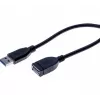 EXERTIS CONNECT Tecline 532462 USB 3.2 Gen 1 kabelis, USB-A uz USB-B, 3 m, melns