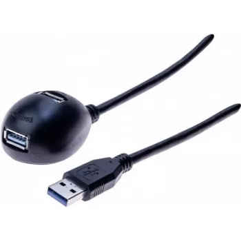 Exertis Connect USB-Cradle USB pagarinājuma kabelis, USB-A male uz USB-A female, 1,5 m, melns 532533