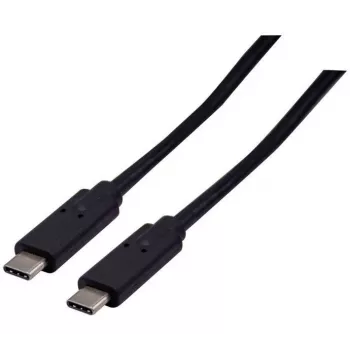 EXERTIS CONNECT USB 3.2 Gen 2x2 kabelis 20 Gbps / 240W USB-C uz USB-C, melns, 1,0 m (532649)
