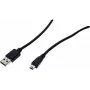 Exertis Connect USB 2.0 kabelis - USB-A vīrišķais uz Mini-USB Type-B vīrišķais - 1,5 m - melns 532515