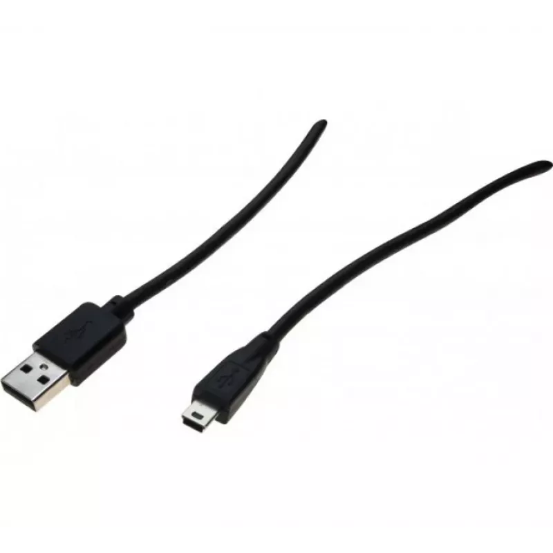 Exertis Connect USB 2.0 kabelis - USB-A vīrišķais uz Mini-USB Type-B vīrišķais - 1,5 m - melns 532515