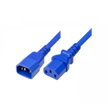 Exertis Connect IEC barošanas kabelis C14 uz C13, zils, 5,0 m 808047