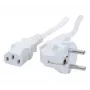 EXERTIS CONNECT barošanas kabelis IEC C13 balts 0,6 m EXC808076