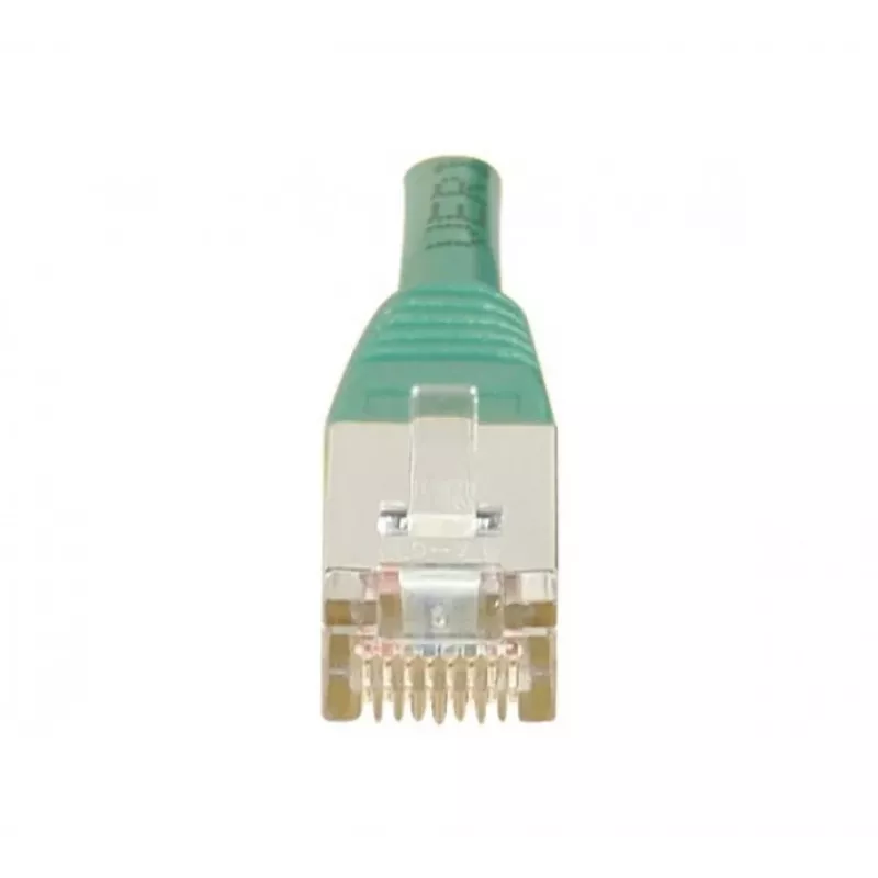 EXERTIS CONNECT Cat.6 F/UTP tīkla kabelis, 20 m, zaļš, RJ45, ar snagless slim aizsarguzmavu 853329