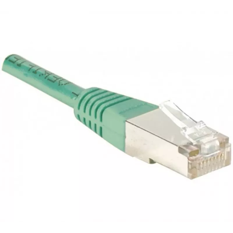 EXERTIS CONNECT Cat.6 F/UTP tīkla kabelis, 25 m, zaļš, RJ45, ar slaidu lieces aizsardzību 853330