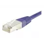 EXERTIS CONNECT Cat.6 F/UTP tīkla kabelis, 30m, violets, ar slaidiem aizsargiem, RJ45 853348