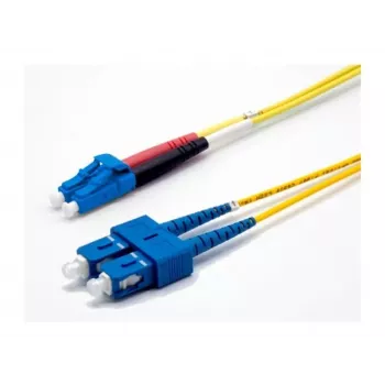 Ekivalan OS2 Dupleksais komutācijas kabelis, 9/125 µm, LC/SC, dzeltens, 10 m COZ008DCLC2SJ0100A