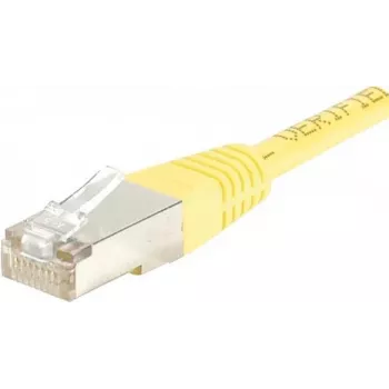 EXERTIS CONNECT CAT.5e F/UTP ekranēts komutācijas kabelis, dzeltens, 3,0 m 854106