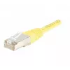 EXERTIS CONNECT CAT.5e F/UTP ekranēts komutācijas kabelis, dzeltens, 3,0 m 854106