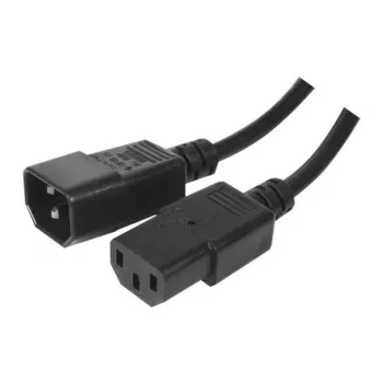Exertis Connect IEC barošanas kabelis C14 uz C13, bez halogēniem, melns, 3,0 m 807953