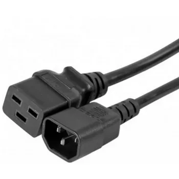 EXERTIS CONNECT IEC C14 uz C19 barošanas pagarinātāja kabelis 3m melns 808007