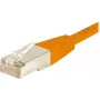 EXERTIS CONNECT CAT6 F/UTP tīkla kabelis, oranžs, 25 m, slaidais snagless 853339