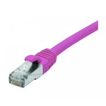 EXERTIS CONNECT Cat 6 F/UTP tīkla kabelis, PoE, LSZH, rozā, 5 m, RJ45, Snagless 854436