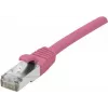 EXERTIS CONNECT Cat 6 F/UTP tīkla kabelis, PoE, LSZH, rozā, 5 m, RJ45, Snagless 854436