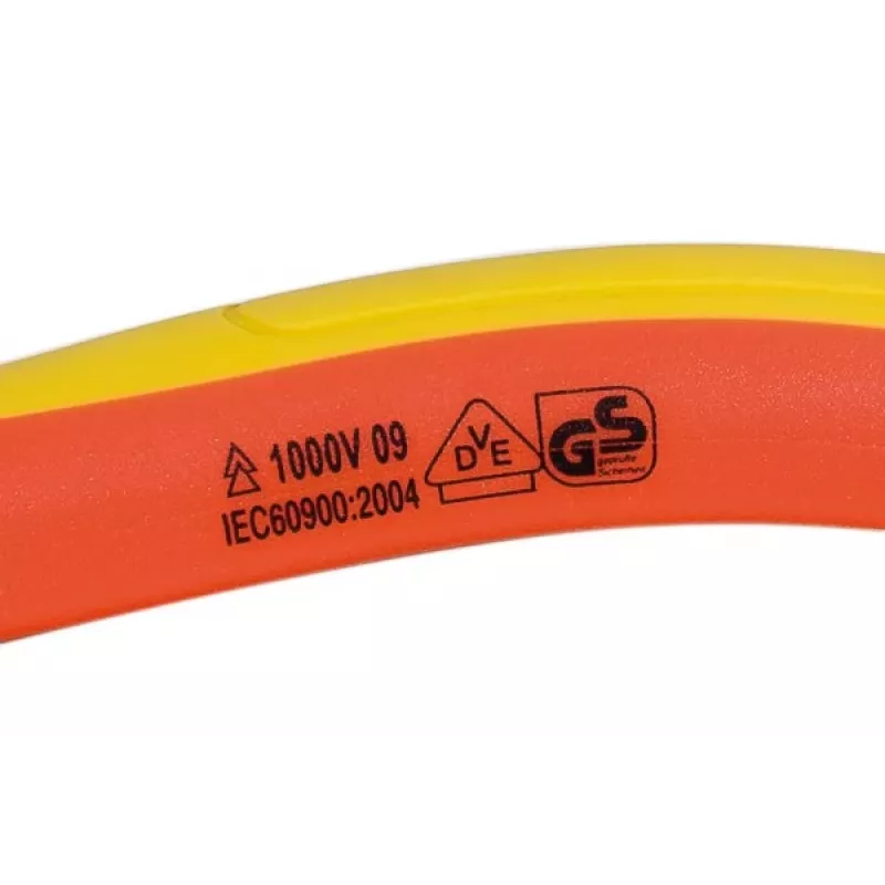 EXERTIS CONNECT plakanās apaļās knaibles ar griezēju elektriķiem 200 mm VDE izolētas (815614)
