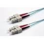 Ekivalan OM3 Duplex šķiedras komutācijas kabelis SC/SC, 50/125 µm, akvas krāsas, 2,0 m COZOM3DCDC2SA0020A
