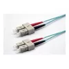 Ekivalan OM3 Duplex šķiedras komutācijas kabelis SC/SC, 50/125 µm, akvas krāsas, 2,0 m COZOM3DCDC2SA0020A