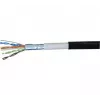 Exertis Connect 845038 Cat.6 F/UTP ūdensnecaurlaidīgs savienojuma kabelis, 0,5 m, melns, ar plānu lieces aizsardzību
