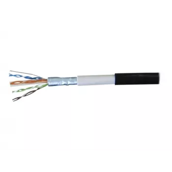 EXERTIS CONNECT CAT.6 F/UTP ūdensnecaurlaidīgs āra komutācijas kabelis, 5 m, melns 845042