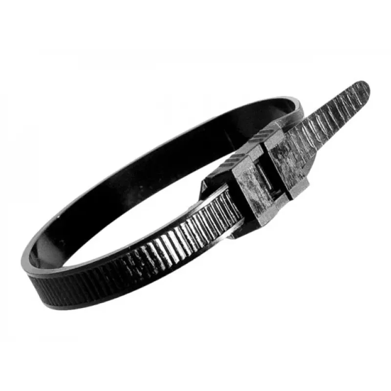 EXERTIS CONNECT industriālās kabeļu saites 235 x 9 mm, melnas neilona, 100 gab. 620626