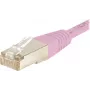 EXERTIS CONNECT Cat6 S/FTP PiMF tīkla kabelis, rozā, 15 m 854486