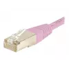 EXERTIS CONNECT Cat6 S/FTP PiMF tīkla kabelis, rozā, 15 m 854486