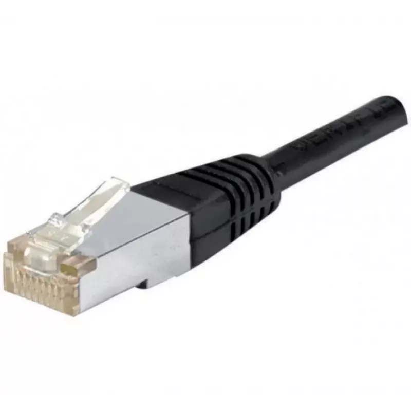 EXERTIS CONNECT Cat.6a F/UTP tīkla kabelis, 0,5 m, melns 850013