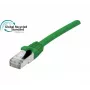 EXERTIS CONNECT Cat. 6A S/FTP komutācijas kabelis, TPE, bez halogēniem, GRS sertificēts, aizsardzība pret izraušanu, zaļš, 0,15 m 854527