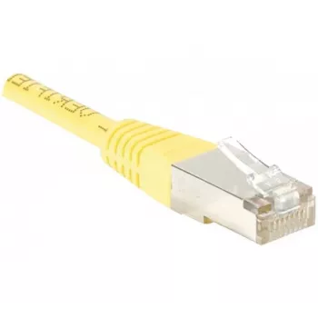 Exertis Connect 853353 Cat.6 F/UTP savienojuma kabelis, 50 m, dzeltens, ar slim bend protection